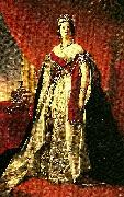 unknow artist en ung och vacker drottning victoria av stora brittranien Spain oil painting artist